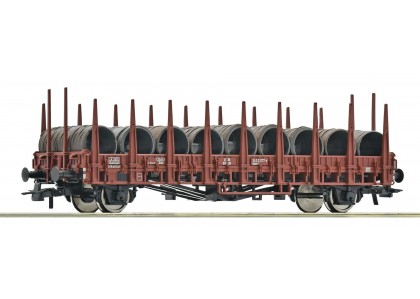 Vagon platforma incarcat cu bobine de sarma DB - H0 ROCO 6600268